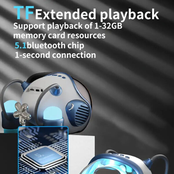 Wireless M60 Spaceship Smart Speaker - Image 8